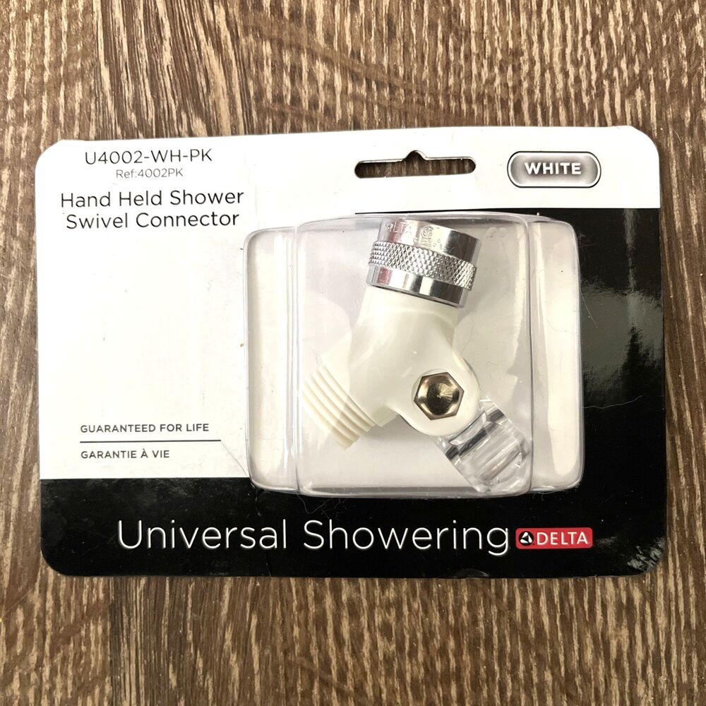 DELTA U4002-WH-PK Universal Hand Held Showering Swivel Connector